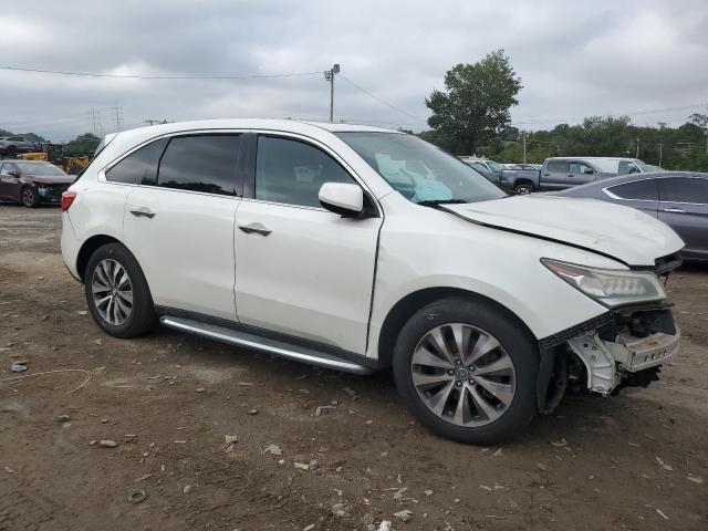 5FRYD4H49GB054560 - 2016 ACURA MDX TECHNOLOGY WHITE photo 4