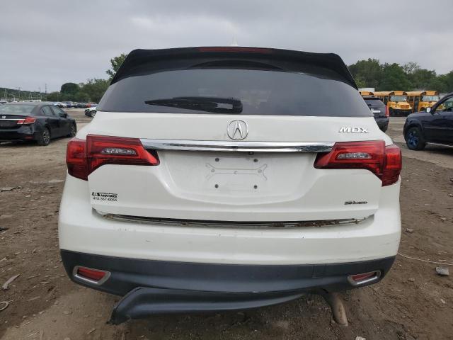 5FRYD4H49GB054560 - 2016 ACURA MDX TECHNOLOGY WHITE photo 6