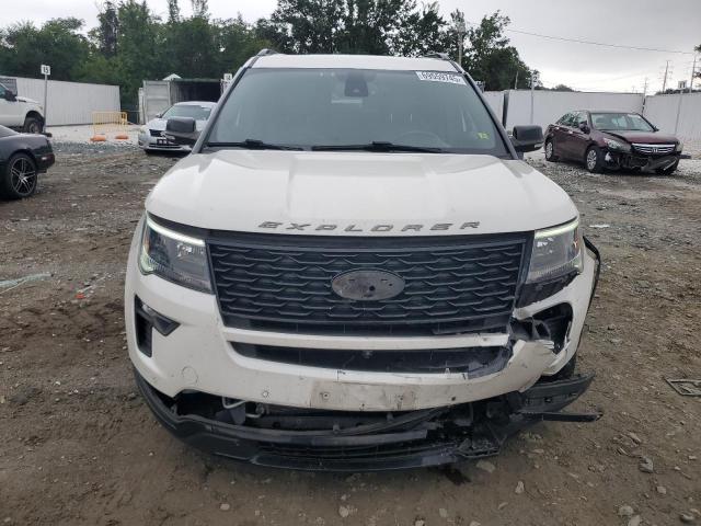 1FM5K8GT1JGB97649 - 2018 FORD EXPLORER SPORT 白色 照片 5
