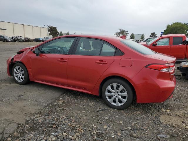 5YFEPMAE0MP256234 - 2021 TOYOTA COROLLA LE RED photo 2