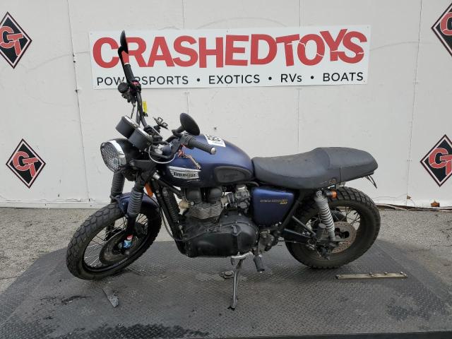 SMT925RN1ET643381 - 2014 TRIUMPH MOTORCYCLE SCRAMBLER BLUE photo 3