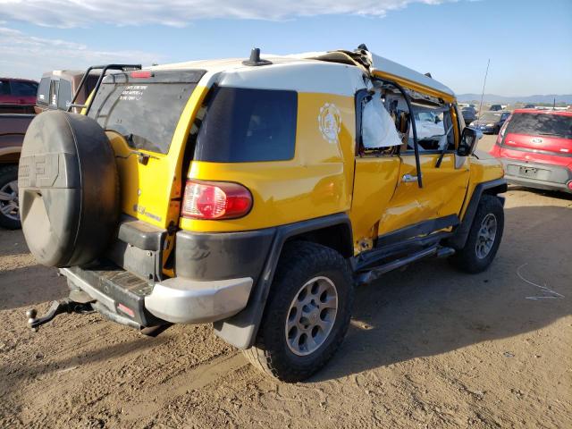 JTEBU4BF2AK085723 - 2010 TOYOTA FJ CRUISER YELLOW photo 3