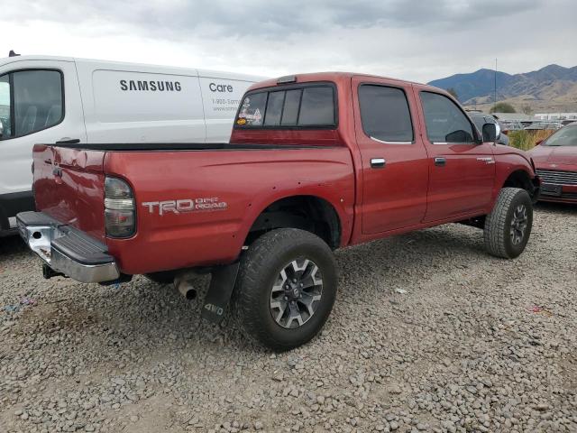 5TEHN72N61Z758450 - 2001 TOYOTA TACOMA DOUBLE CAB RED photo 3