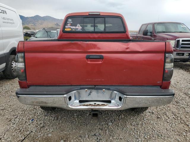 5TEHN72N61Z758450 - 2001 TOYOTA TACOMA DOUBLE CAB RED photo 6