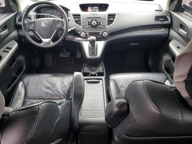 2HKRM4H77DH692349 - 2013 HONDA CR-V EXL BLACK photo 8