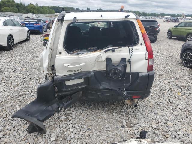 JHLRD78844C042144 - 2004 HONDA CR-V EX WHITE photo 6