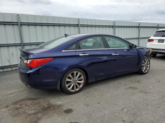 5NPEC4ABXDH571749 - 2013 HYUNDAI SONATA SE ლურჯი ფოტო 3