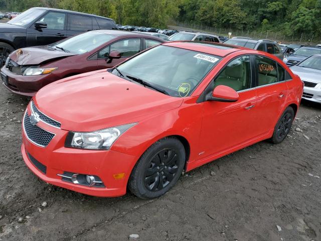 1G1PG5SB3E7288335 - 2014 CHEVROLET CRUZE LTZ RED photo 1