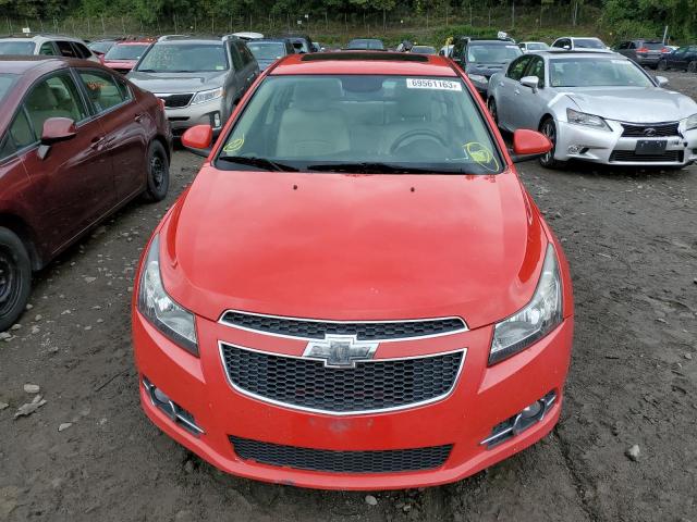 1G1PG5SB3E7288335 - 2014 CHEVROLET CRUZE LTZ RED photo 5