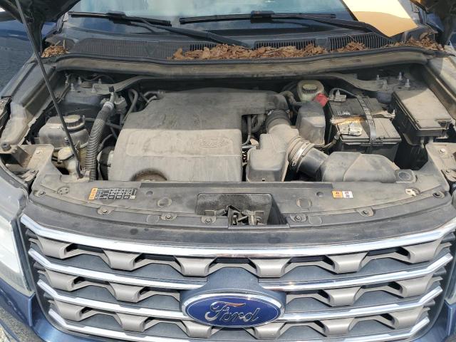1FM5K7B83GGA74375 - 2016 FORD EXPLORER BLUE photo 11