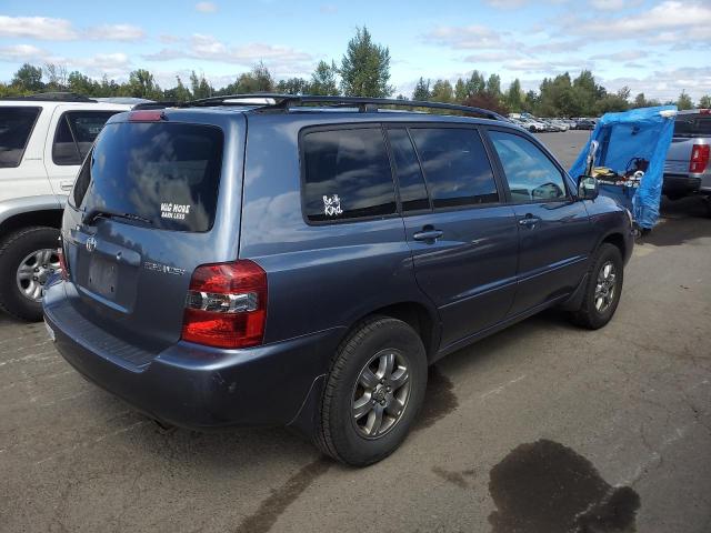 JTEEP21A550067667 - 2005 TOYOTA HIGHLANDER LIMITED BLUE photo 3