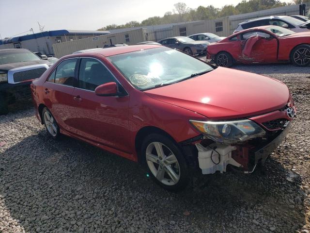 4T1BF1FK3DU708968 - 2013 TOYOTA CAMRY L RED photo 4