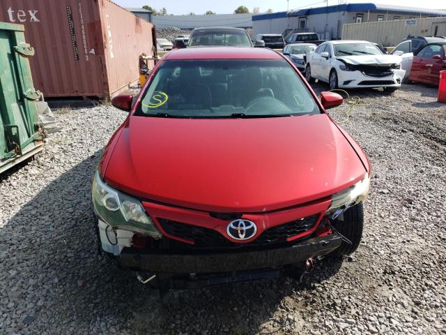 4T1BF1FK3DU708968 - 2013 TOYOTA CAMRY L RED photo 5