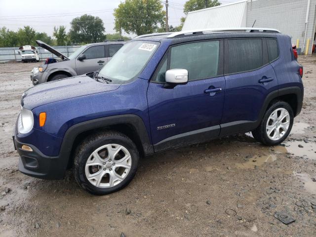 ZACCJBDB7HPE74454 - 2017 JEEP RENEGADE LIMITED BLUE photo 1