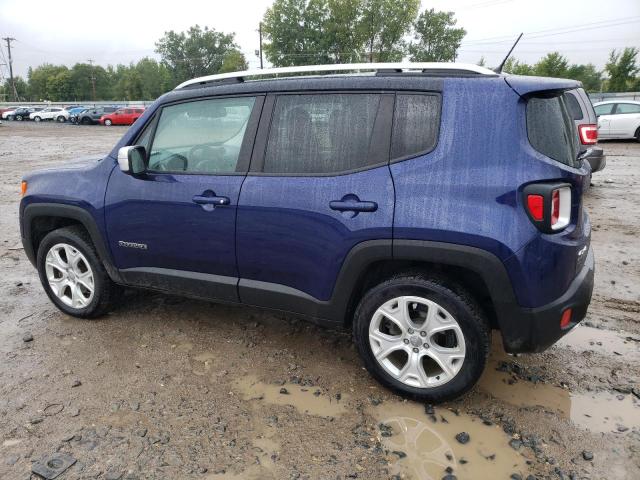 ZACCJBDB7HPE74454 - 2017 JEEP RENEGADE LIMITED BLUE photo 2