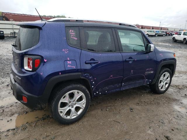 ZACCJBDB7HPE74454 - 2017 JEEP RENEGADE LIMITED BLUE photo 3