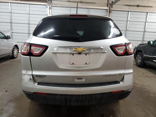 1GNKRFKD2EJ240340 - 2014 CHEVROLET TRAVERSE LS SILVER photo 6