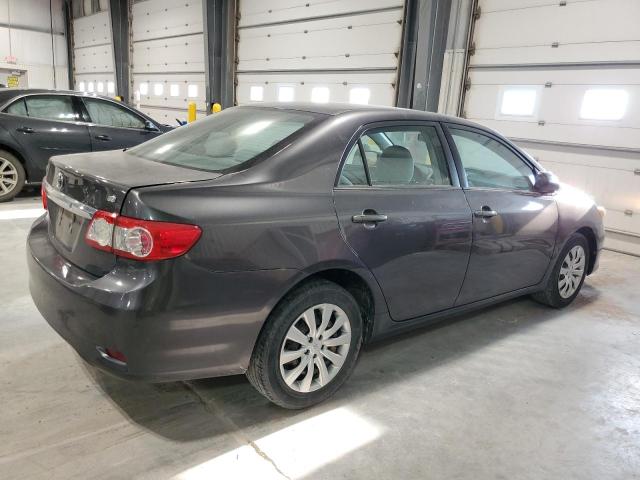 5YFBU4EE5DP127394 - 2013 TOYOTA COROLLA BASE GRAY photo 3