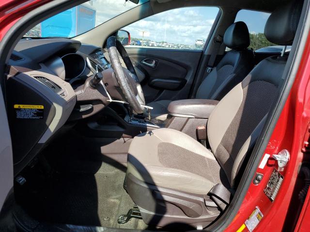 KM8JU3AC7CU503066 - 2012 HYUNDAI TUCSON GLS 红色 照片 7