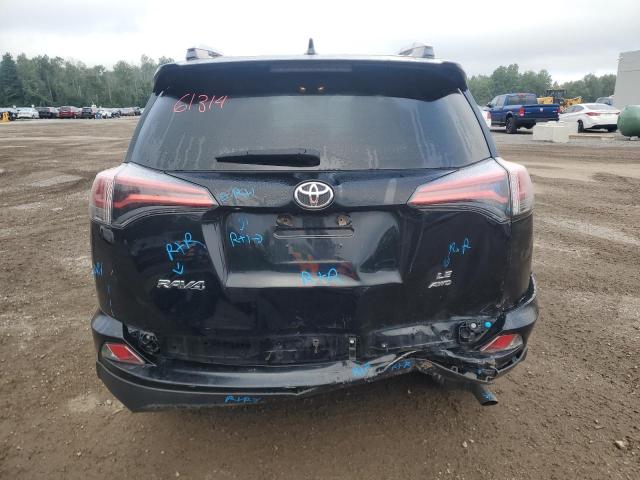 2T3BFREV3JW811711 - 2018 TOYOTA RAV4 LE Սև լուսանկար 6