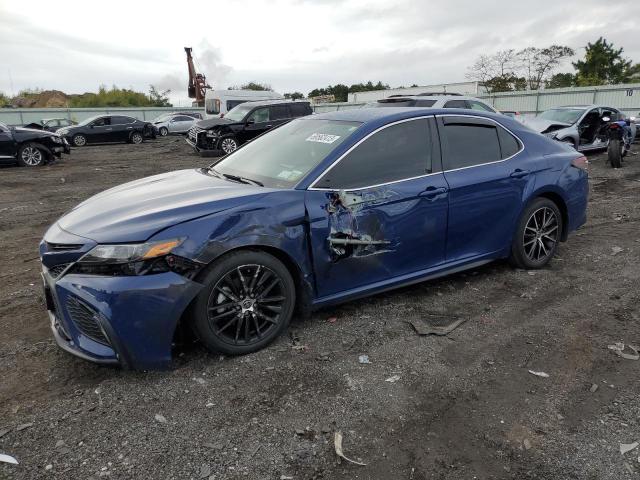 4T1T11BK9PU076975 - 2023 TOYOTA CAMRY SE NIGHT SHADE BLUE photo 1