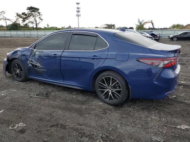 4T1T11BK9PU076975 - 2023 TOYOTA CAMRY SE NIGHT SHADE BLUE photo 2