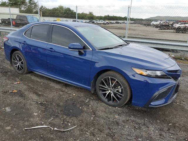 4T1T11BK9PU076975 - 2023 TOYOTA CAMRY SE NIGHT SHADE BLUE photo 4