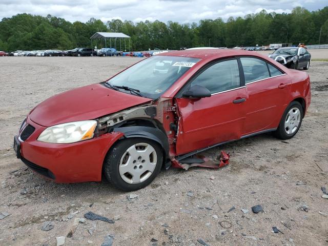 1G2ZF58B374262014 - 2007 PONTIAC G6 VALUE LEADER RED photo 1