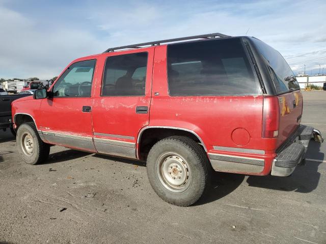 1GNEK13K6SJ420272 - 1995 CHEVROLET TAHOE K1500 RED photo 2