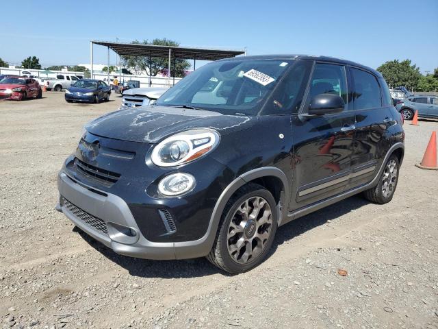 ZFBCFADH0EZ013404 - 2014 FIAT 500L TREKKING BLACK photo 1