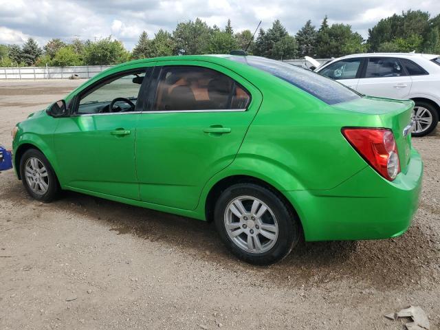 1G1JC5SH4F4133530 - 2015 CHEVROLET SONIC LT GREEN photo 2