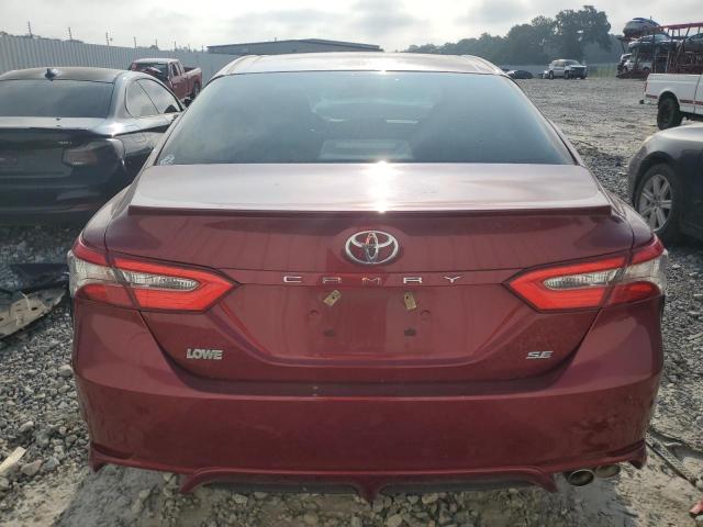 4T1B11HKXJU634066 - 2018 TOYOTA CAMRY L RED photo 6