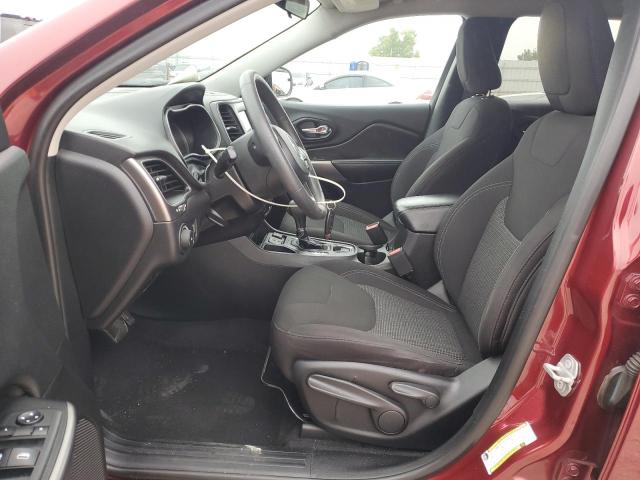 1C4PJLCB7KD455787 - 2019 JEEP CHEROKEE LATITUDE ბურგუნდია ფოტო 7