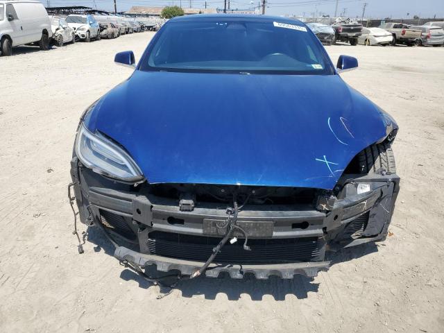 5YJSA1E22GF168868 - 2016 TESLA MODEL S Mavi fotoğraf 5