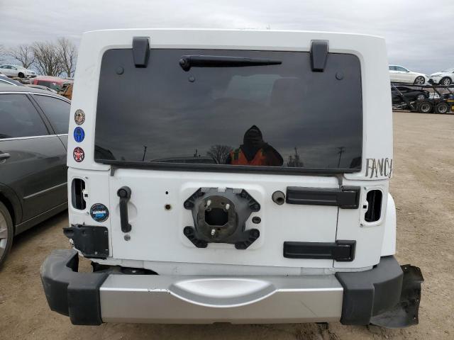 1C4BJWEG8JL832300 - 2018 JEEP WRANGLER U SAHARA WHITE photo 6