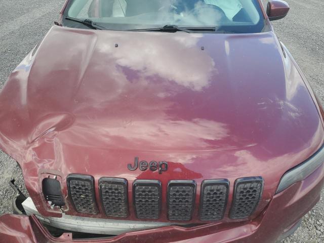 1C4PJMCX7KD309701 - 2019 JEEP CHEROKEE LATITUDE ბურგუნდია ფოტო 12