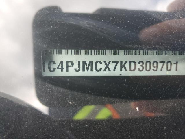 1C4PJMCX7KD309701 - 2019 JEEP CHEROKEE LATITUDE ბურგუნდია ფოტო 13