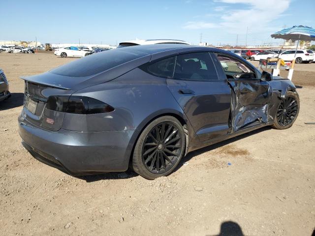 5YJSA1E6XNF483675 - 2022 TESLA MODEL S Գրաֆիտ լուսանկար 3