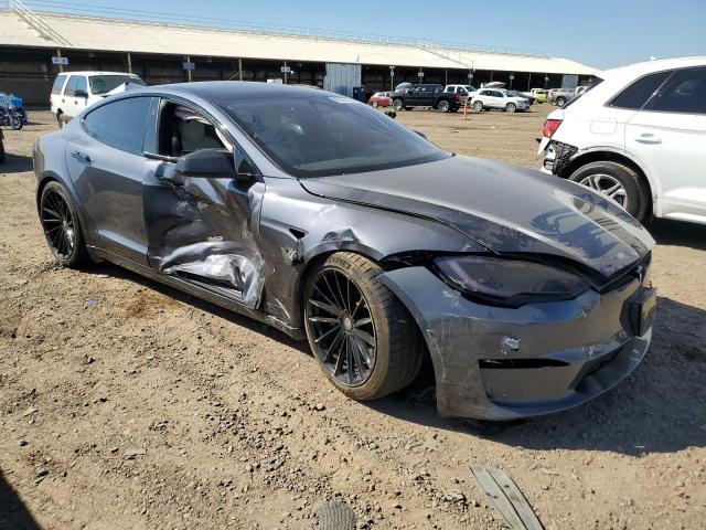 5YJSA1E6XNF483675 - 2022 TESLA MODEL S Գրաֆիտ լուսանկար 4
