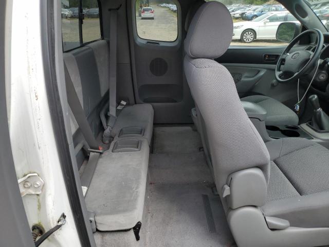 5TETX22N75Z139787 - 2005 TOYOTA TACOMA ACCESS CAB Blanc photo 10