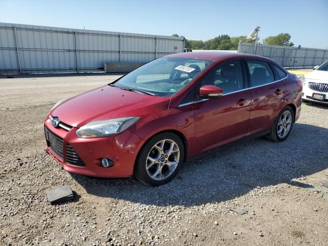 1FADP3J27DL107071 - 2013 FORD FOCUS TITANIUM MAROON photo 1