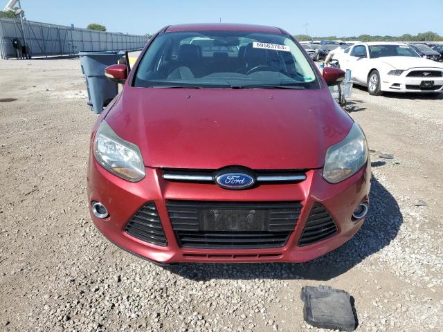 1FADP3J27DL107071 - 2013 FORD FOCUS TITANIUM MAROON photo 5