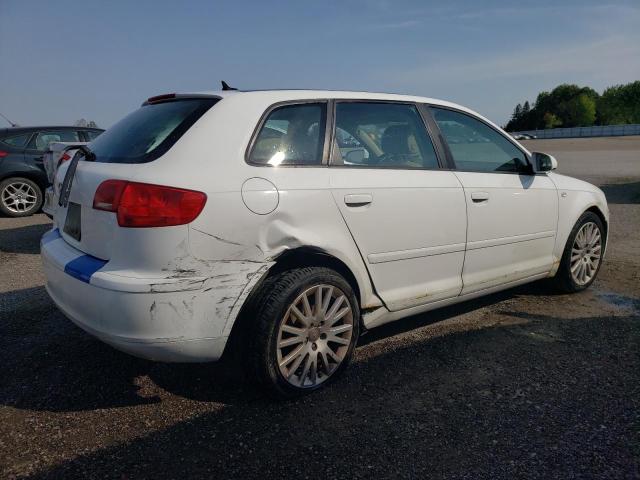 WAUHF68P98A059850 - 2008 AUDI A3 2.0 WHITE photo 3