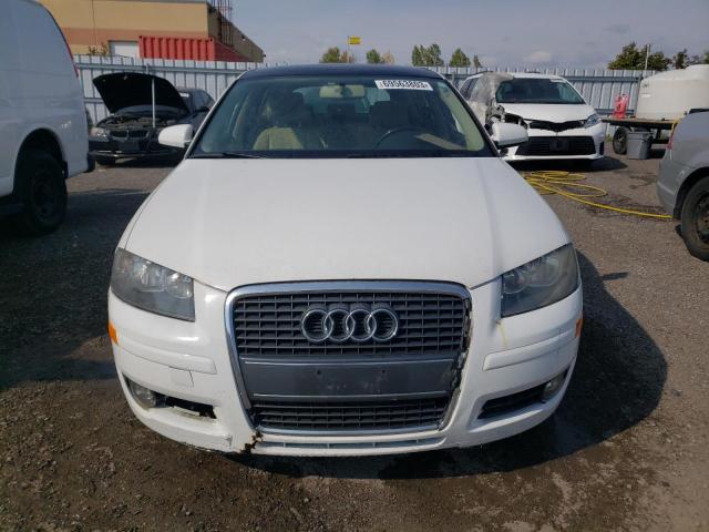 WAUHF68P98A059850 - 2008 AUDI A3 2.0 WHITE photo 5