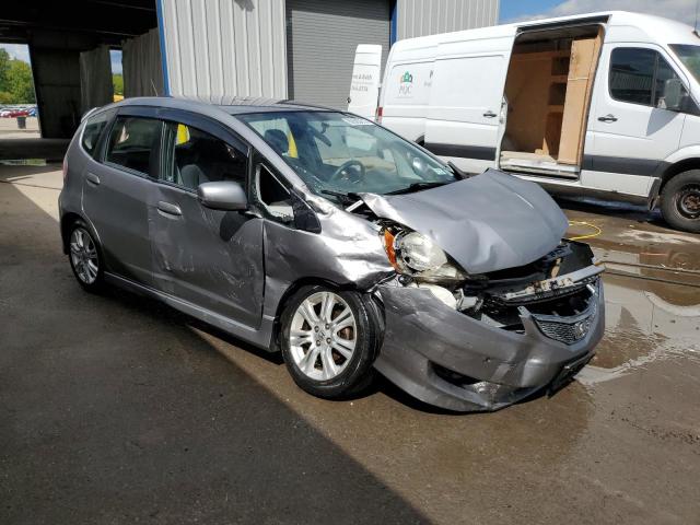 JHMGE8H45AC035623 - 2010 HONDA FIT SPORT SILVER photo 4