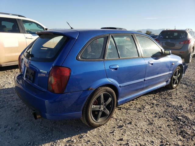 JM1BJ245231204594 - 2003 MAZDA PROTEGE PR5 BLUE photo 3