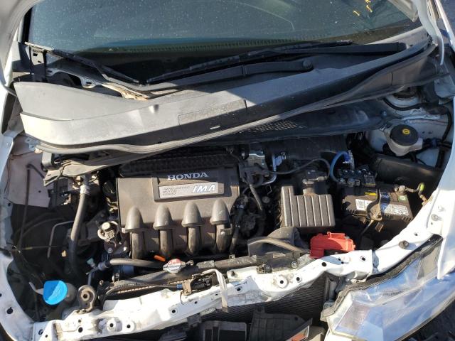 JHMZE2H72DS001794 - 2013 HONDA INSIGHT EX WHITE photo 11