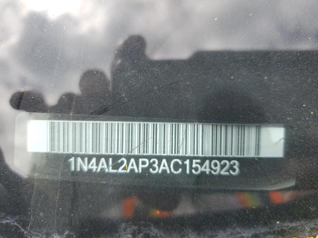 1N4AL2AP3AC154923 - 2010 NISSAN ALTIMA BASE Siyah fotoğraf 12