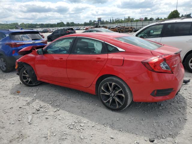 2HGFC2F81MH552362 - 2021 HONDA CIVIC SPORT წითელი ფოტო 2