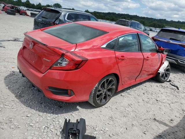 2HGFC2F81MH552362 - 2021 HONDA CIVIC SPORT წითელი ფოტო 3